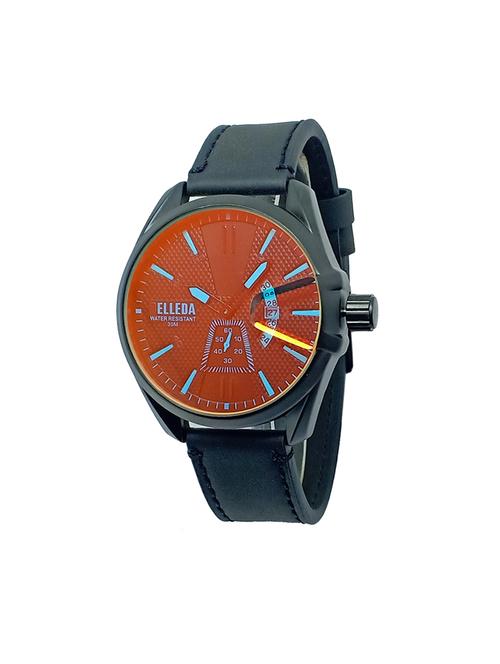 leather strap analog watch (jm866) - 16108056 - Very Small Image - 1