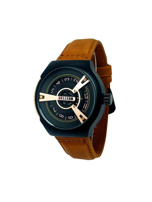 leather strap analog watch (jm873) - 16108063 - Very Small Image - 1
