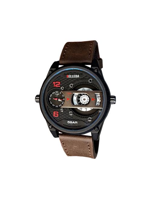 leather strap analog watch (jm886) - 16108076 - Very Small Image - 1