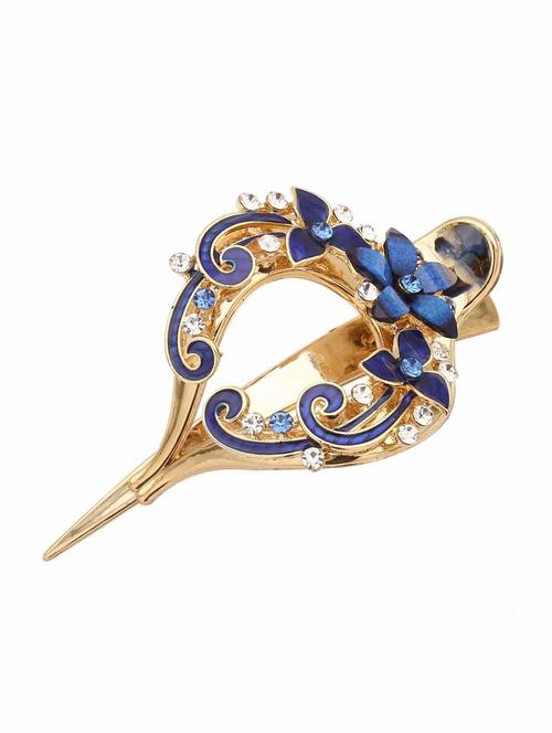 misstyle colourful crystal flower hollow heart hair clip - 16108960 - Very Small Image - 1