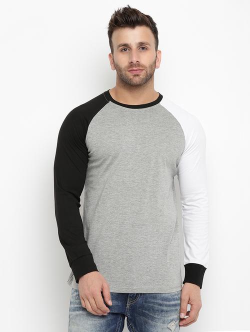 grey raglan tshirt - 16109811 - Very Small Image - 1
