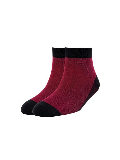 pink cotton ankle length sock - 16111002 - Very Small Image - 1