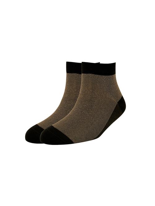 grey cotton ankle length sock - 16111006 - Very Small Image - 1