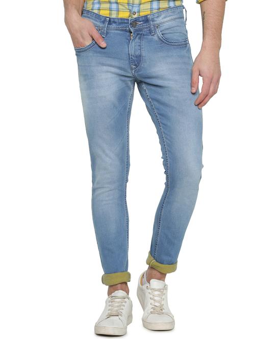 light blue light washed jeans - 16111150 - Very Small Image - 1