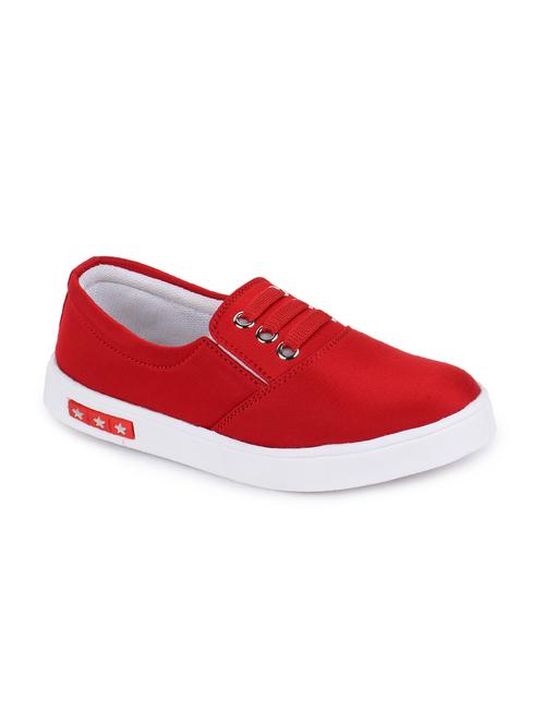 red slip on casual shoes - 16111600 - Very Small Image - 1