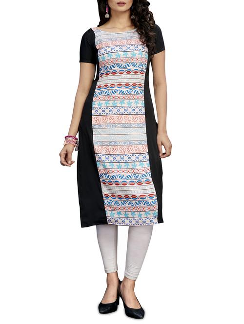 digital printed straight kurta - 16114100 - Very Small Image - 1