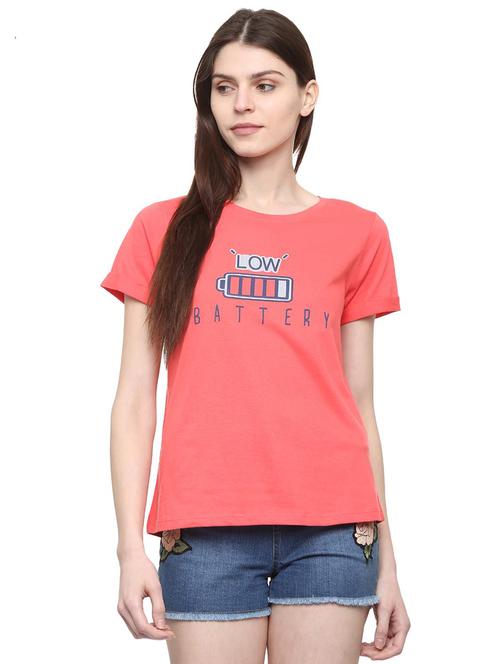 quirky print short sleeved tee - 16114637 - Very Small Image - 1
