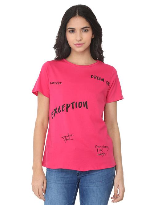 quirky text short sleeved tee - 16114651 - Very Small Image - 1