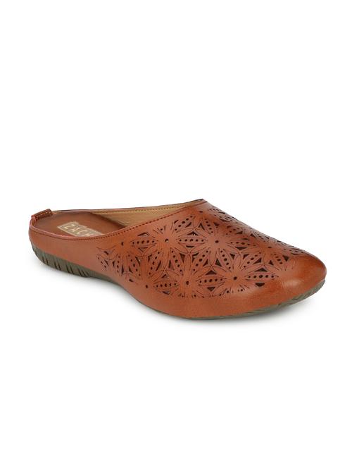 tan slip on mules - 16119690 - Very Small Image - 1