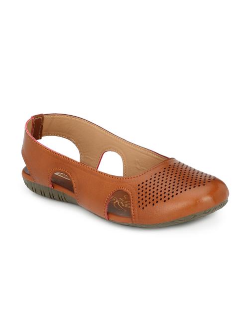 tan back strap sandals - 16119708 - Very Small Image - 1