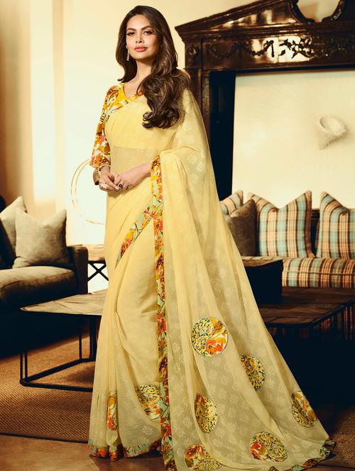 patchwork brasso saree - 16119954 - Very Small Image - 1