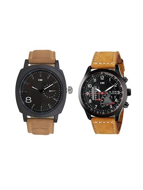 set of 2 analog watch combo - 16120030 - Very Small Image - 1