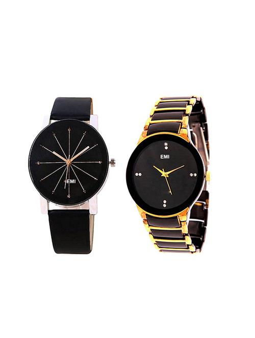 set of 2 analog watch combo - 16120065 - Very Small Image - 1