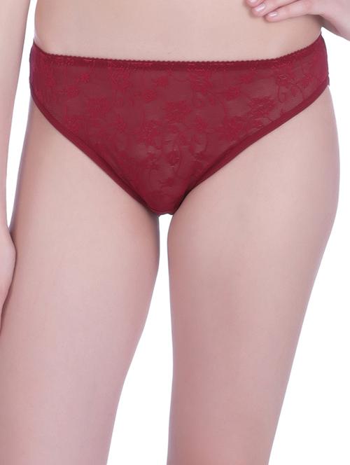 low rise floral laced panty - 16120570 - Very Small Image - 1