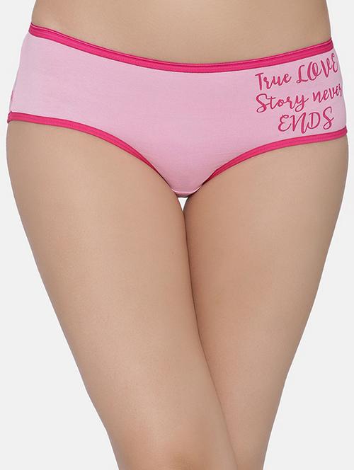contrast seam graphic print hipster panty - 16124693 - Very Small Image - 1