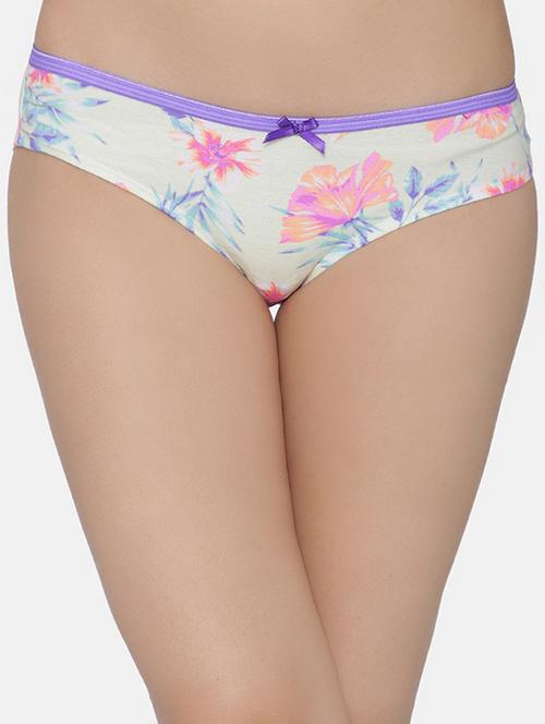 bow patch floral panty - 16124711 - Very Small Image - 1