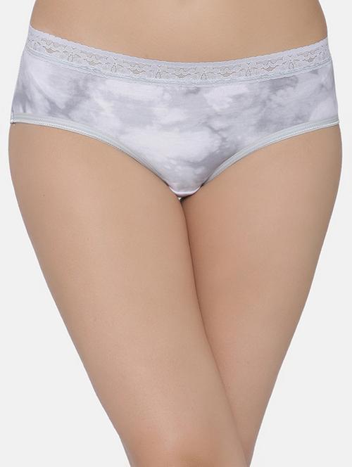 lace detail tied and dyed hipster panty - 16124715 - Very Small Image - 1