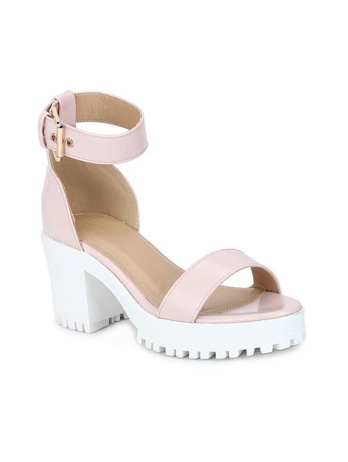 pink ankle strap sandals - 16129352 - Very Small Image - 1