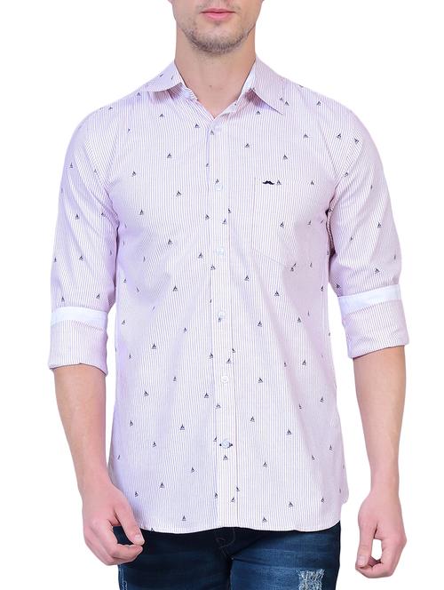 pink printed casual shirt - 16129540 - Very Small Image - 1