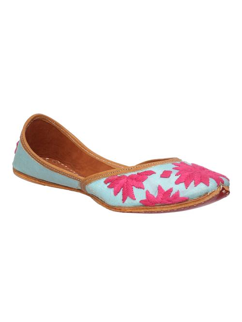 turquoise slip on jutis - 16129585 - Very Small Image - 1