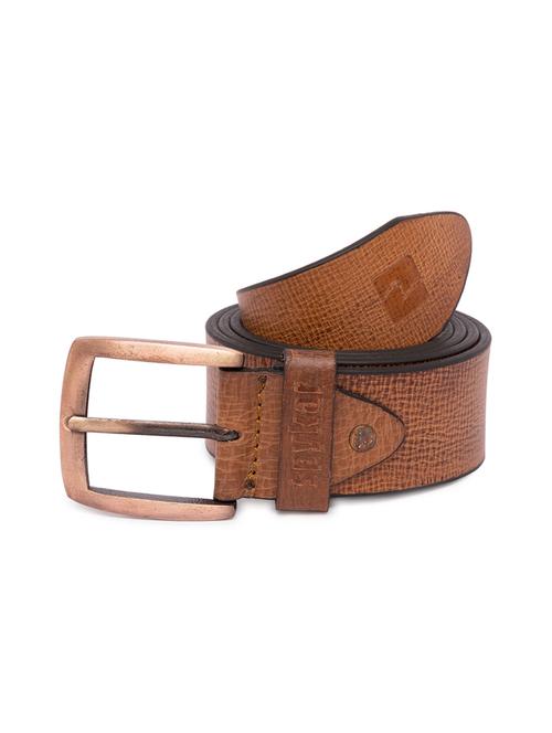 brown leather belt - 16130905 - Very Small Image - 1