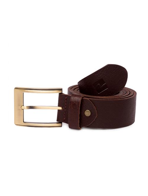 brown leather belt - 16130922 - Very Small Image - 1