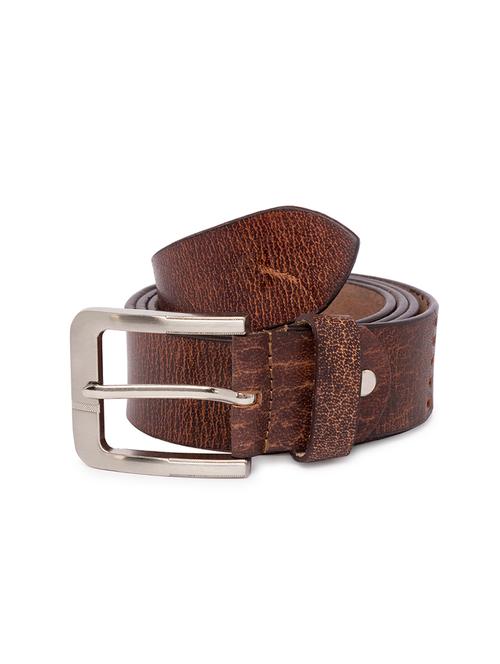 brown leather belt - 16130953 - Very Small Image - 1