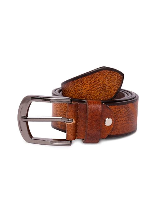 brown leather belt - 16130957 - Very Small Image - 1