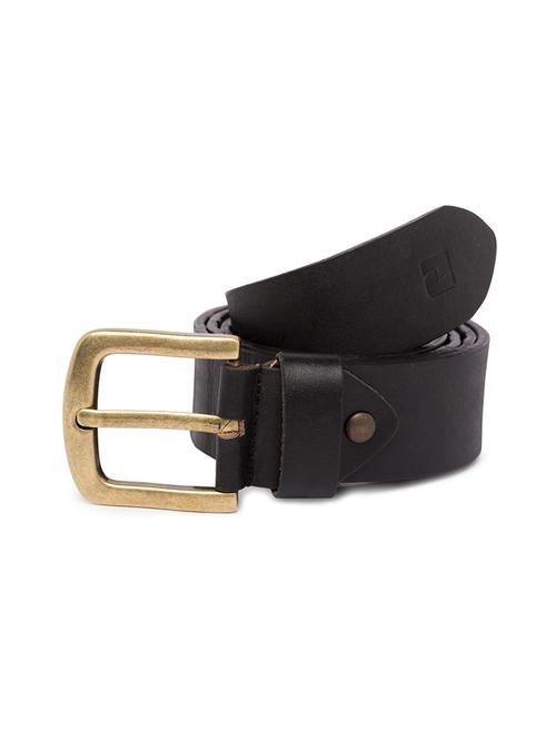 black leather belt - 16130967 - Very Small Image - 1