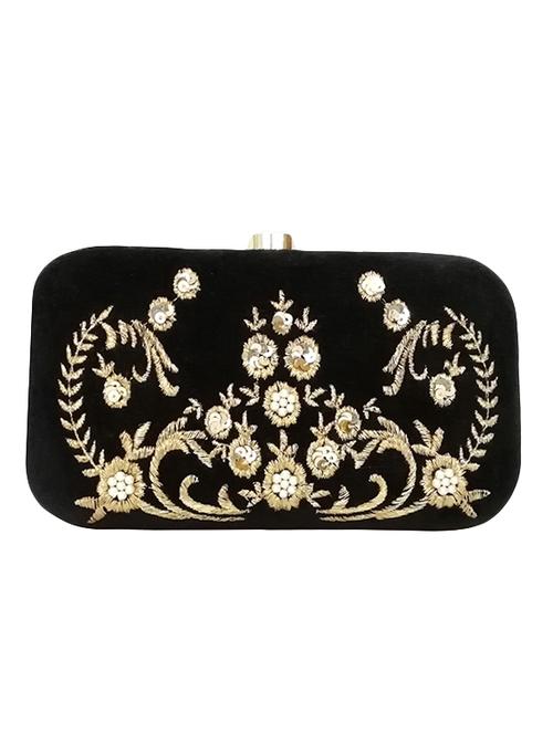 black velvet box clutch - 16131225 - Very Small Image - 1