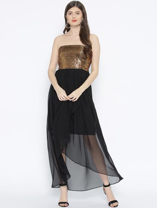 off shoulder sequined tube dress - 16131732 - Very Small Image - 1