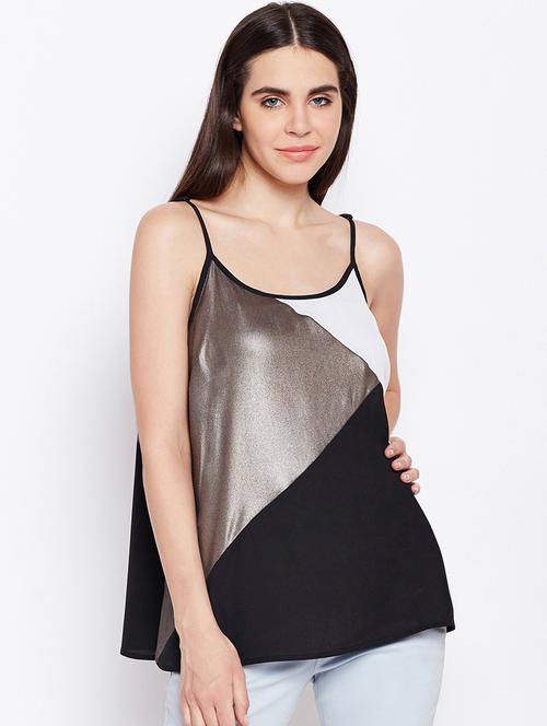 color block cami top - 16133657 - Very Small Image - 1