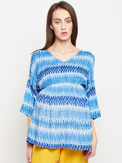 tie back maternity wear tunic - 16133695 - Very Small Image - 1