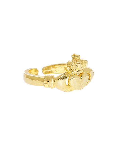 gold metal finger ring - 16136766 - Very Small Image - 1