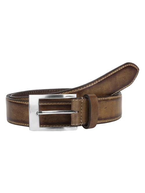 camel leather belt - 16137501 - Very Small Image - 1