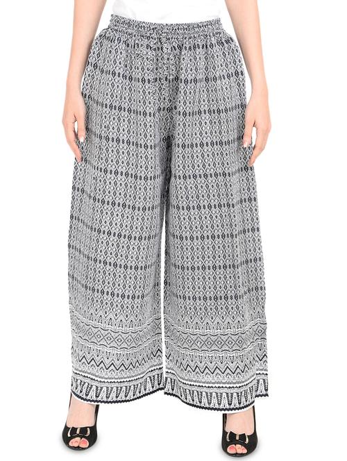 high rise drawstring palazzo - 16137513 - Very Small Image - 1