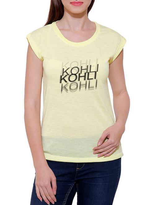 cap sleeved letter print tee - 16137536 - Very Small Image - 1