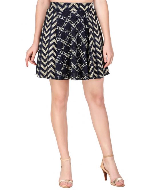 high waist flared skirt - 16137564 - Very Small Image - 1