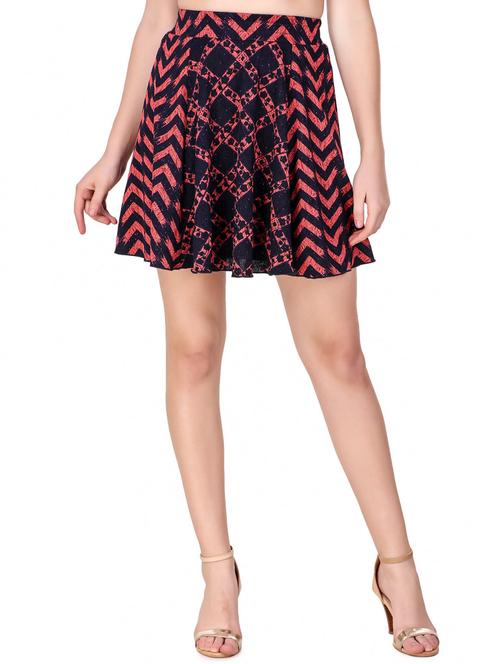 high waist flared skirt - 16137565 - Very Small Image - 1