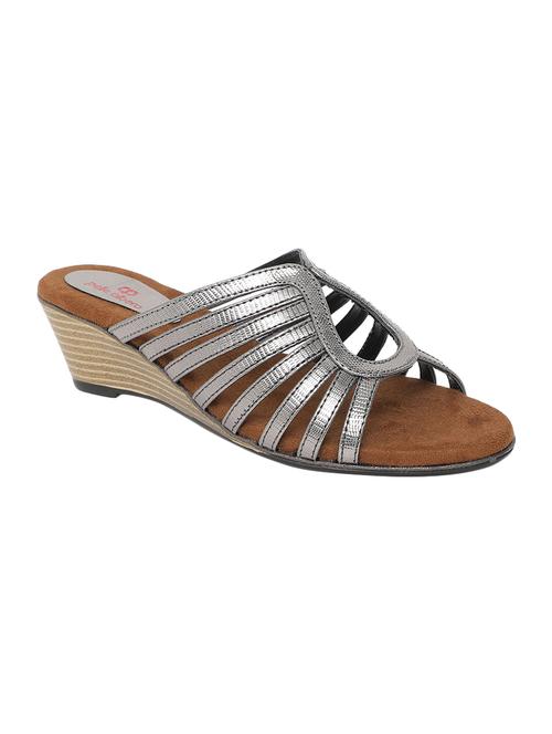 metallic slip on wedges - 16139000 - Very Small Image - 1