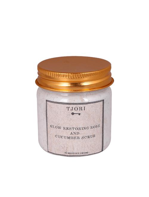 tjori glow restoring rose and cucumber scrub - 16140182 - Very Small Image - 1