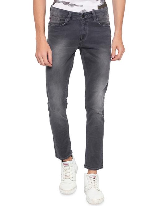 grey light washed denim jeans - 16140337 - Very Small Image - 1