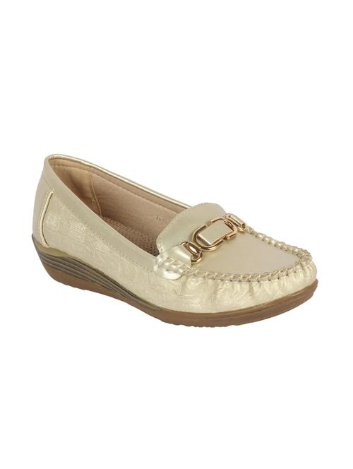 gold slip on loafers - 16142007 - Very Small Image - 1
