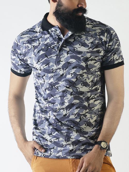grey all over print tshirt - 16142307 - Very Small Image - 1