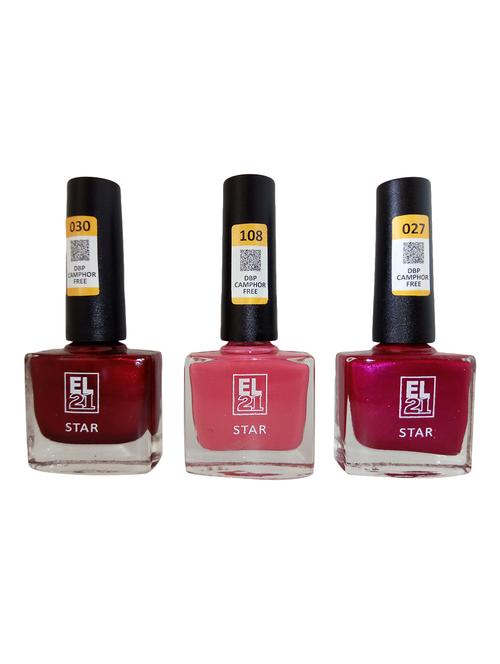 el21 nail polish pack of 3 # 24 - marry me - 16142871 - Very Small Image - 1