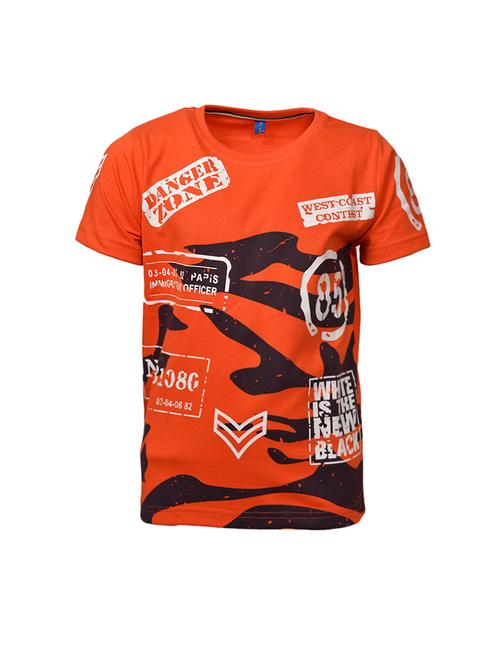 round neck graphic print t-shirt - 16142934 - Very Small Image - 1