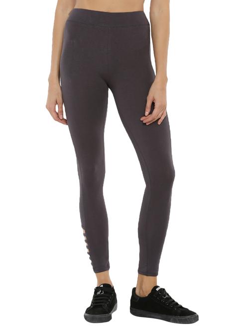 cut out detail ankle length legging - 16143079 - Very Small Image - 1