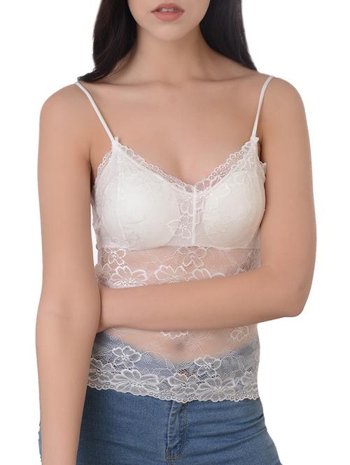 criss cross back lace camisole - 16157449 - Very Small Image - 1