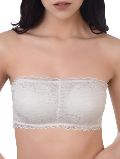 criss cross back laced tube bra - 16157464 - Very Small Image - 1