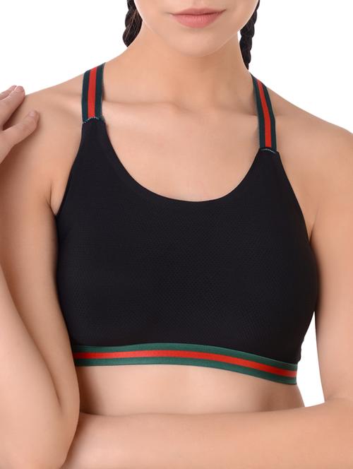 criss cross back sports bra - 16157481 - Very Small Image - 1